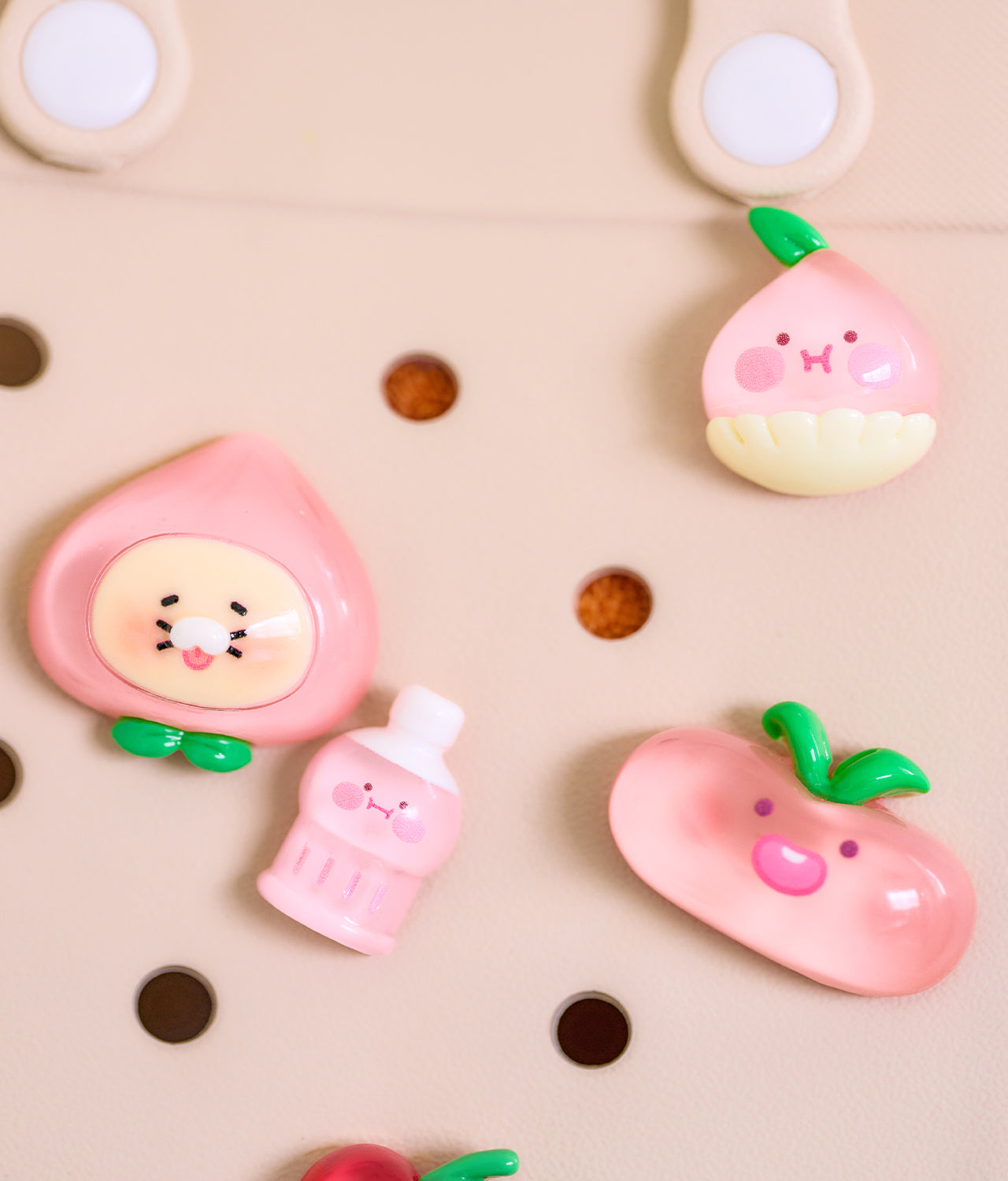 Peach Peach Accessoire Charm Set Friends - Authentic Kakao Friends from Korea | Koolseoul