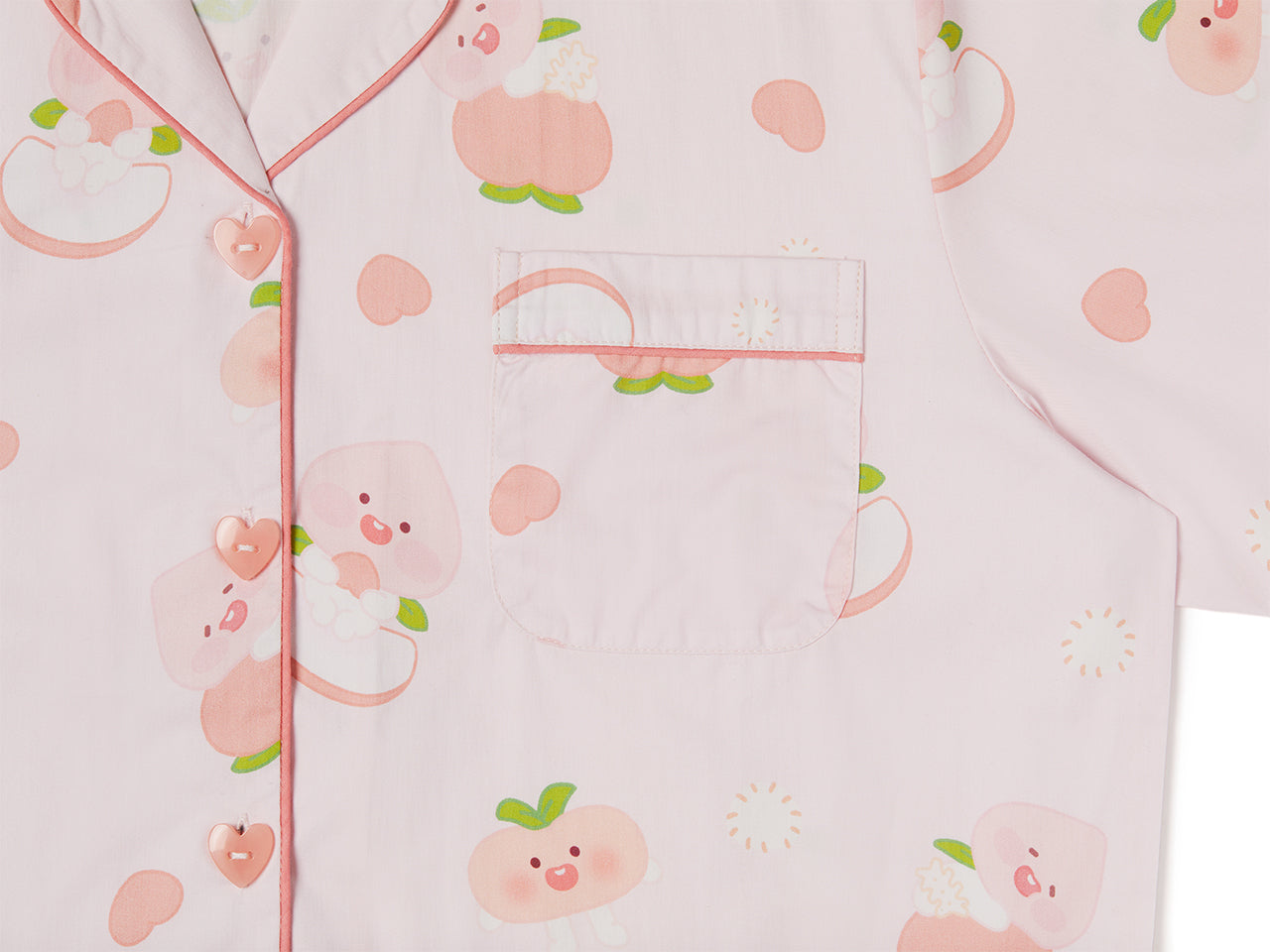 Peach Peach Lovely Women Pajamas Little Apeach - Authentic Kakao Friends from Korea | Koolseoul