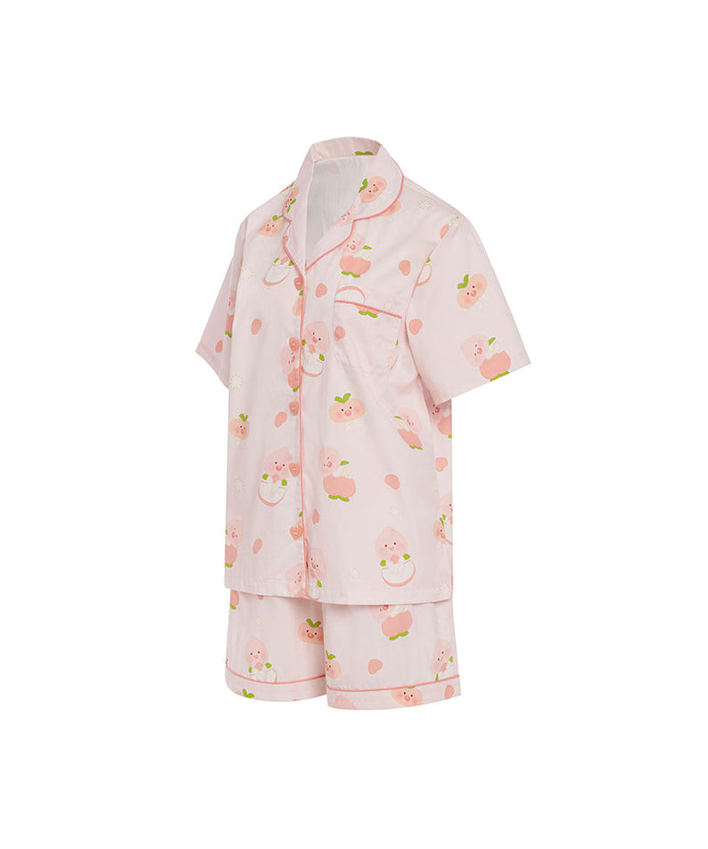 Peach Peach Lovely Women Pajamas Little Apeach - Authentic Kakao Friends from Korea | Koolseoul