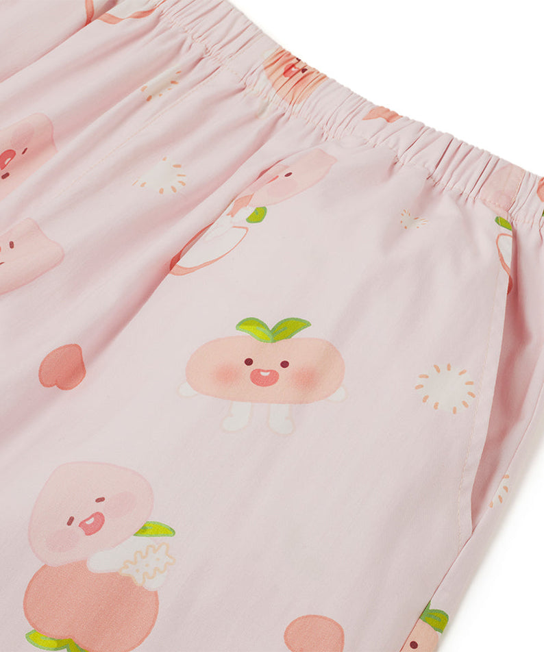 Peach Peach Lovely Women Pajamas Little Apeach - Korean kawaii Kakao Friends | Koolseoul
