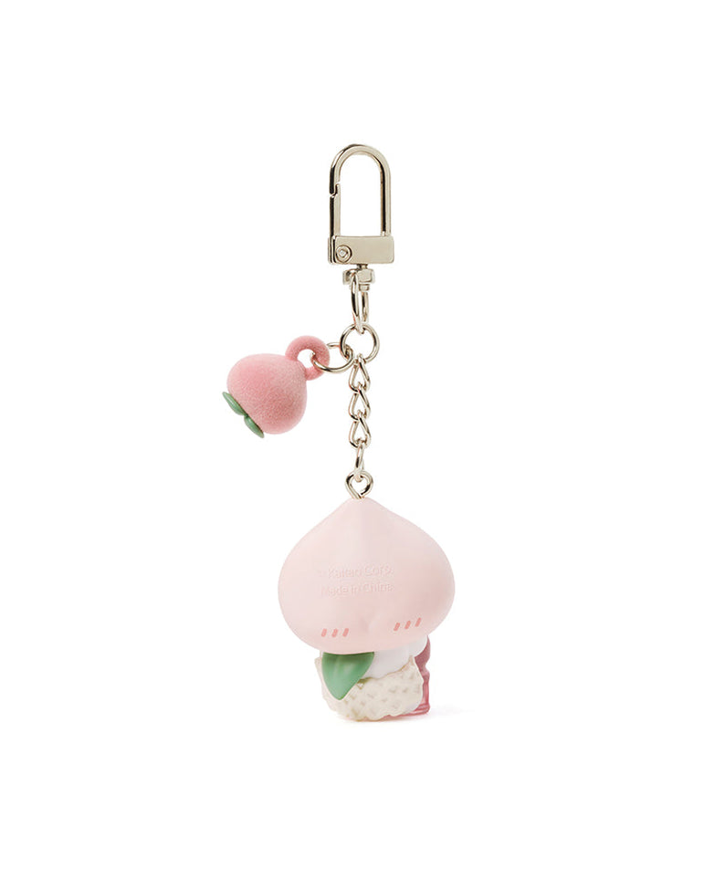 Peach Peach Figurine Keychain Little Apeach - Official Kakao Friends merchandise | Koolseoul