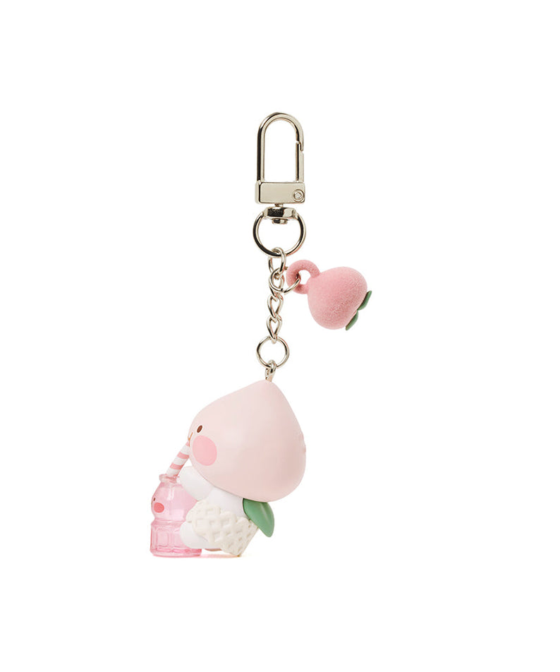 Peach Peach Figurine Keychain Little Apeach - Korean kawaii Kakao Friends | Koolseoul