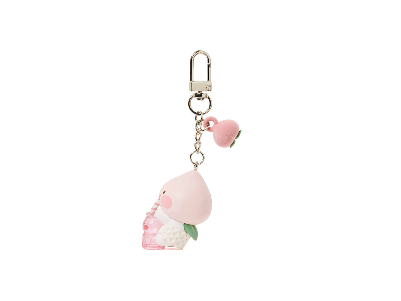 Peach Peach Figurine Keychain Little Apeach - Korean kawaii Kakao Friends | Koolseoul