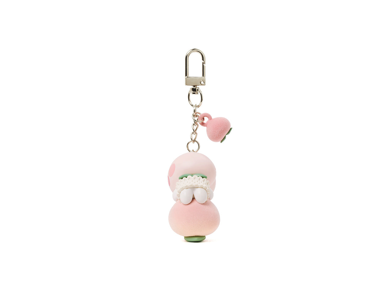 Peach Peach Figurine Keychain Little Apeach - Authentic Kakao Friends from Korea | Koolseoul