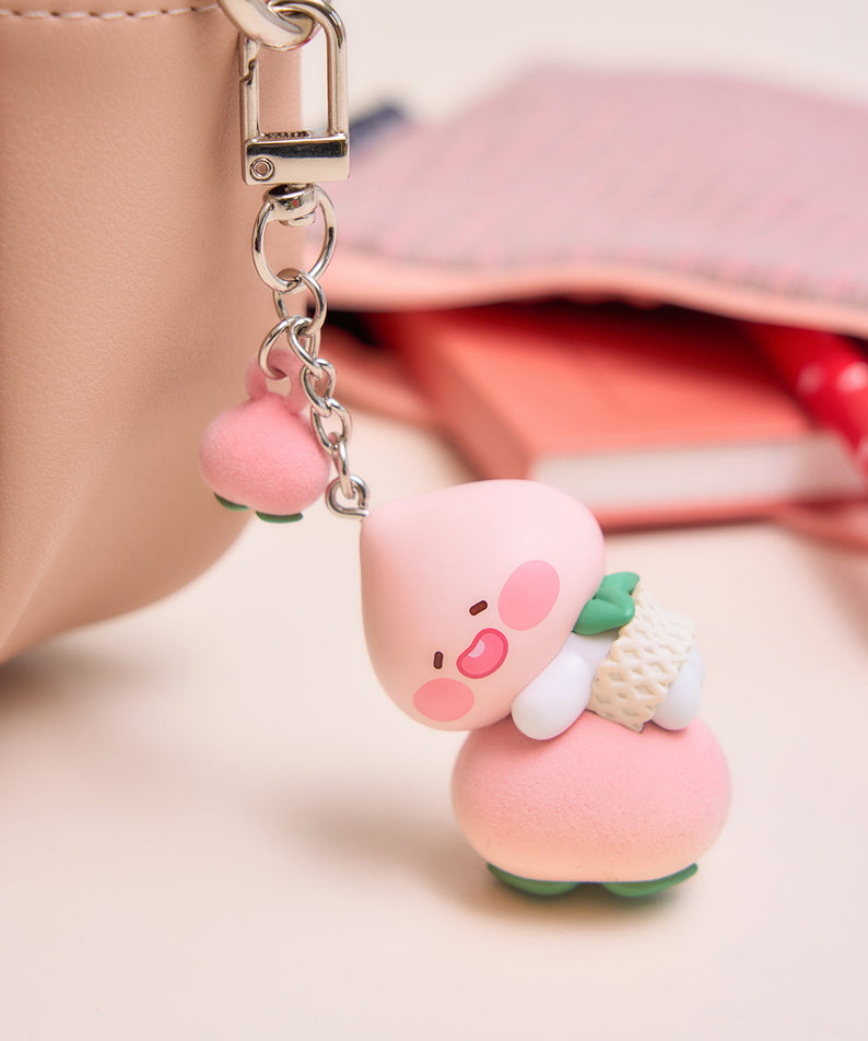Peach Peach Figurine Keychain Little Apeach - Korean kawaii Kakao Friends | Koolseoul