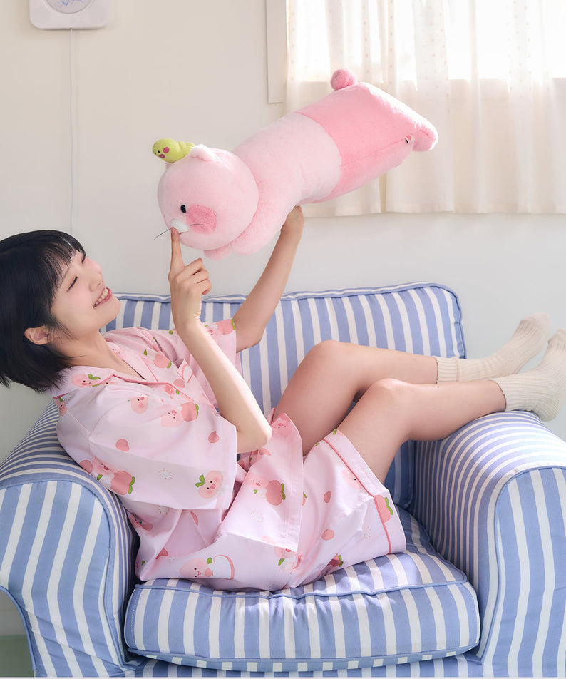 Peach Peach Lovely Women Pajamas Little Apeach - Official Kakao Friends merchandise | Koolseoul