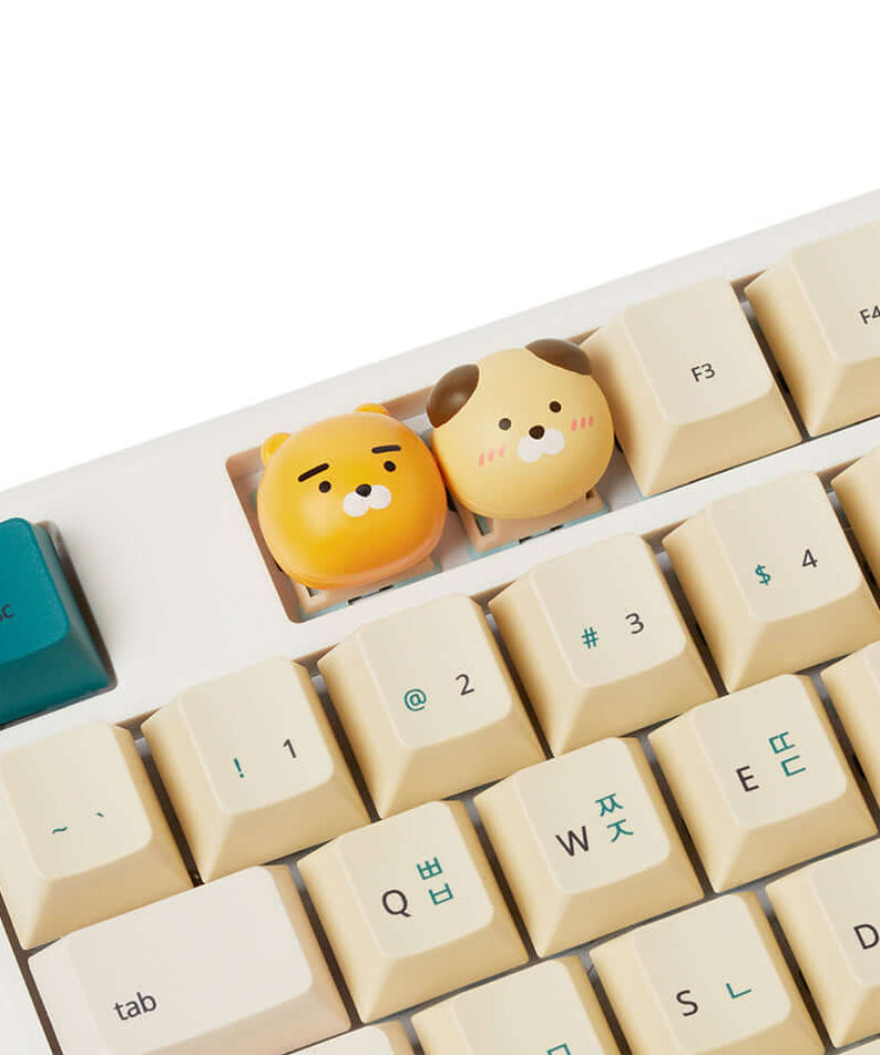 Kakao Friends Ryan Keycap Keyring