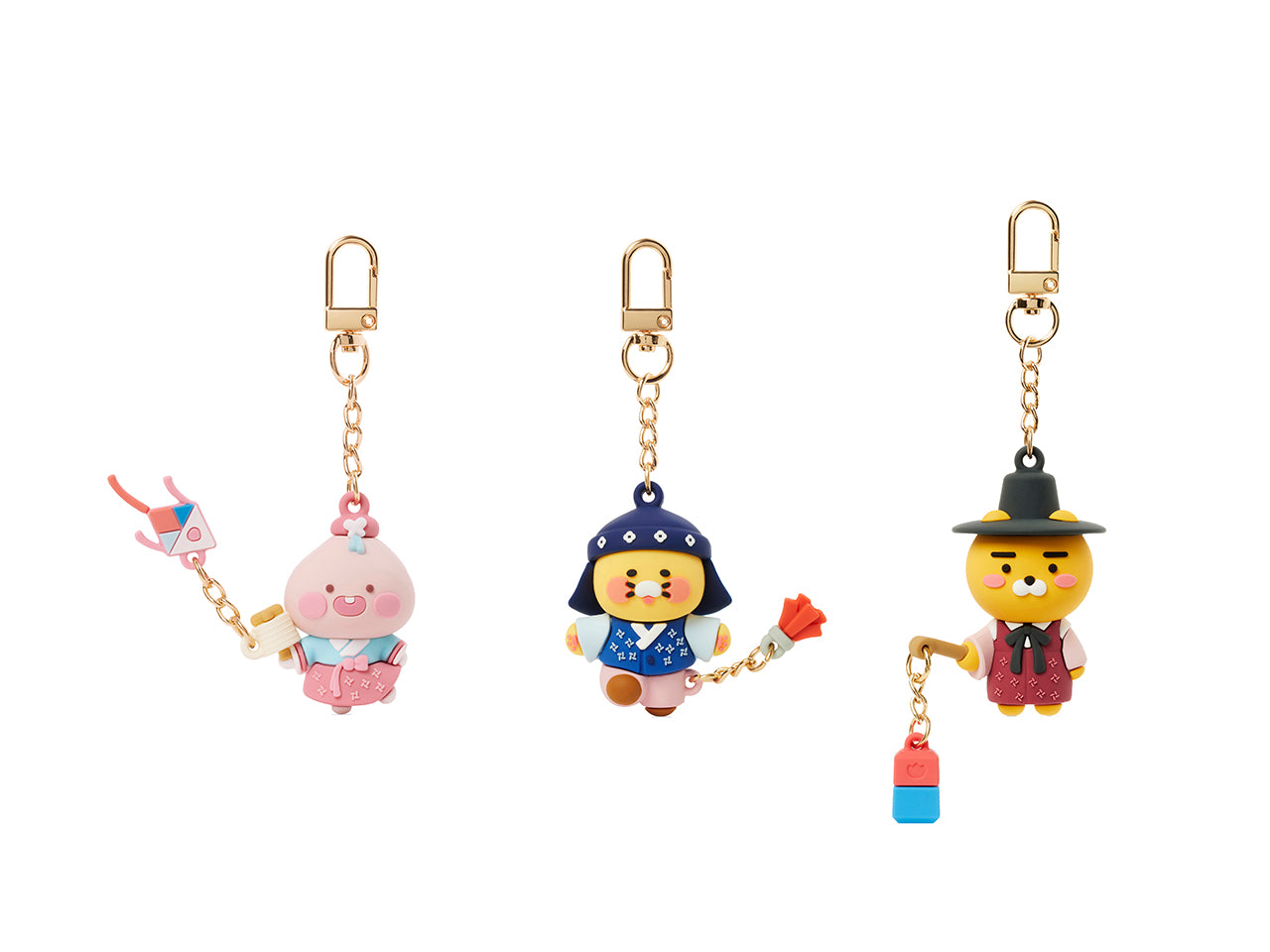 Kakao Friends Ryan Figure Keyring
