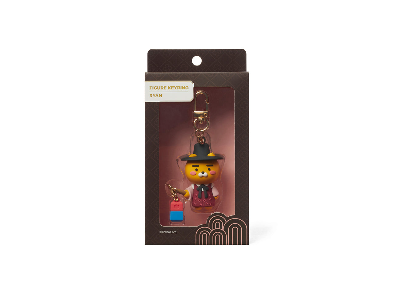 Kakao Friends Ryan Figure Keyring