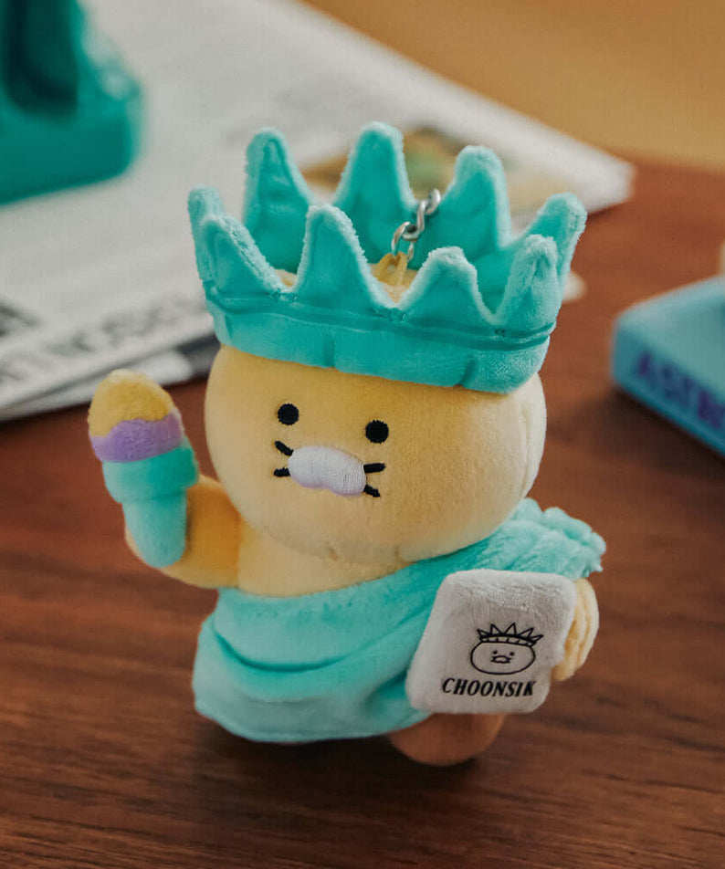 Kakao Friends Chunsik Plush Keyring