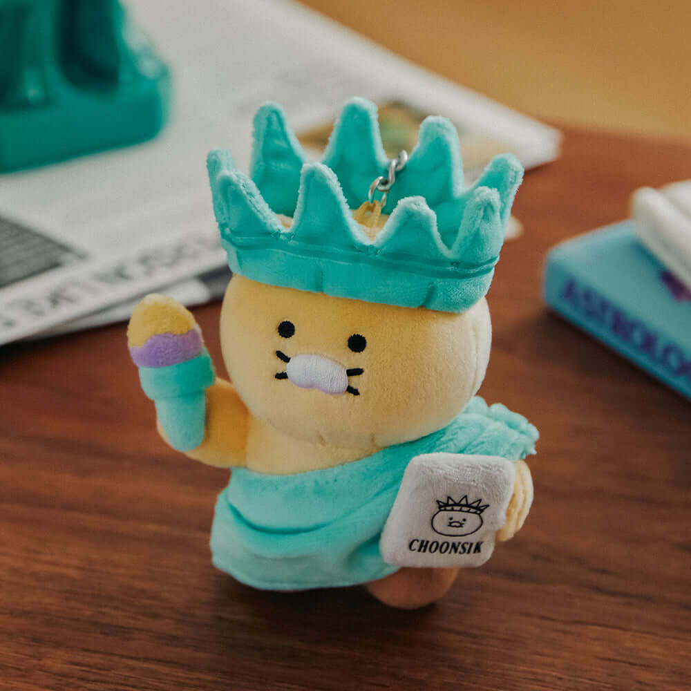 Kakao Friends Chunsik Plush Keyring