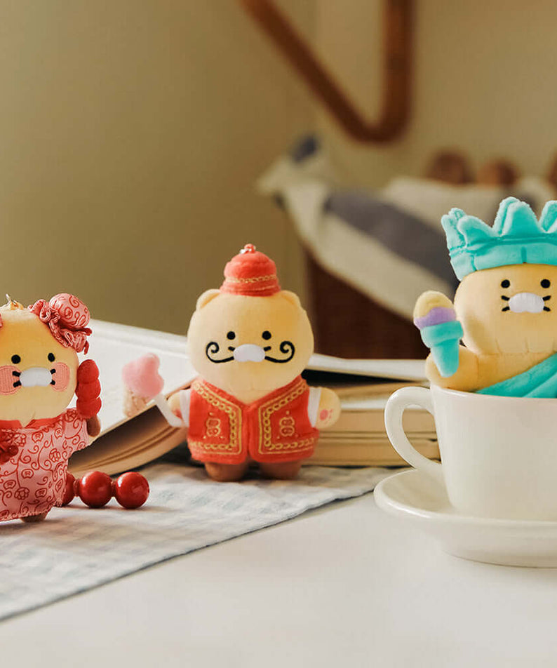 Kakao Friends Chunsik Plush Keyring