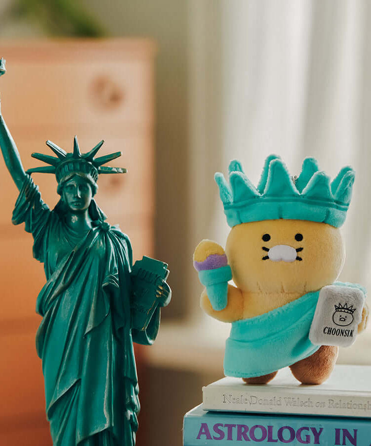 Kakao Friends Chunsik Plush Keyring