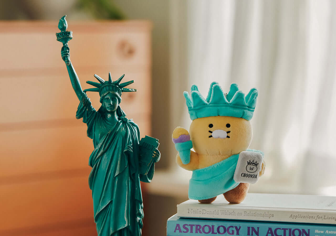 Kakao Friends Chunsik Plush Keyring