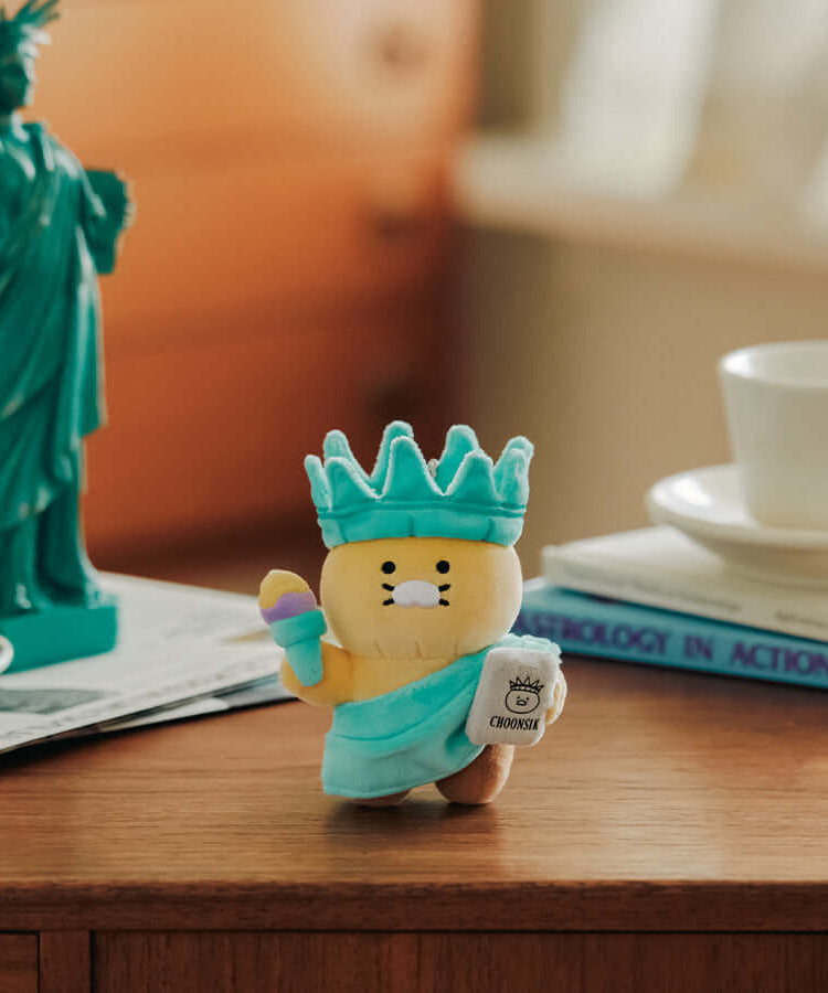 Kakao Friends Chunsik Plush Keyring