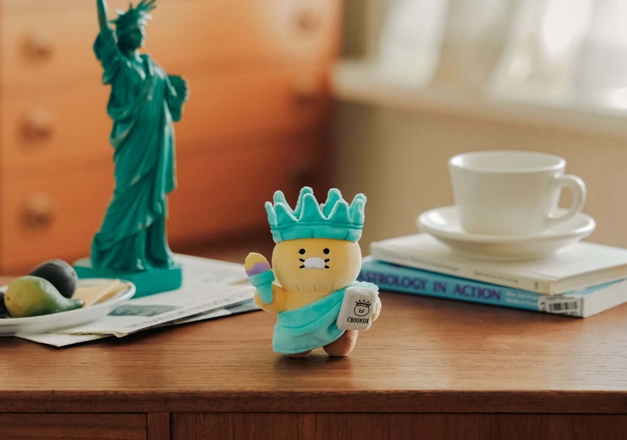 Kakao Friends Chunsik Plush Keyring