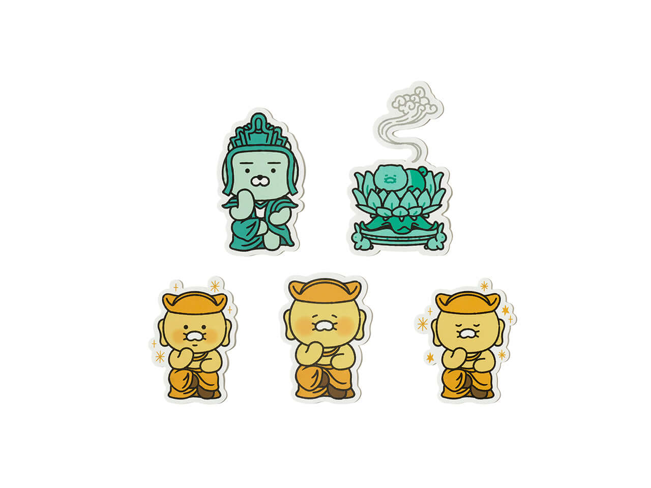 Kakao Friends Chunsik Deco Stickers Set