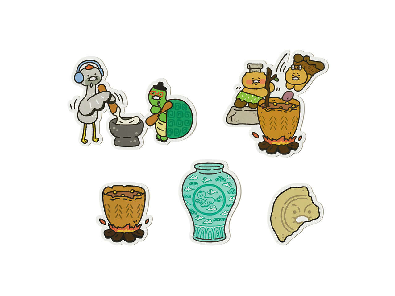 Kakao Friends Chunsik Deco Stickers Set