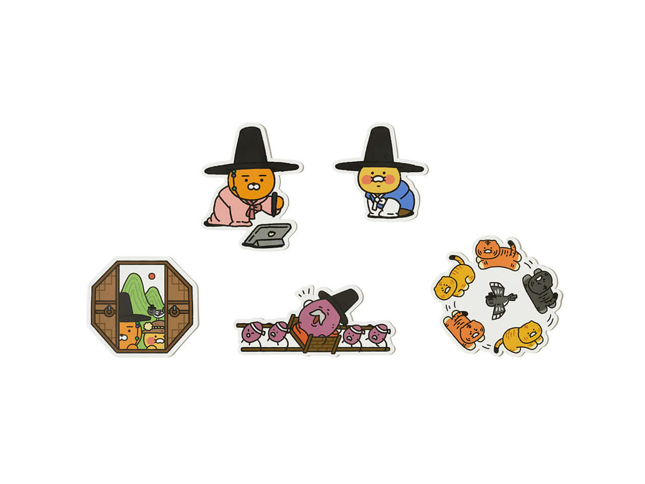 Kakao Friends Chunsik Deco Stickers Set