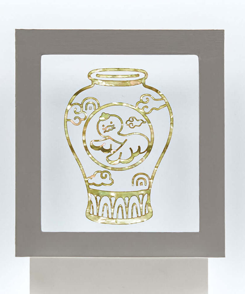 Kakao Friends Chunsik Mother-of-pearl Stickers