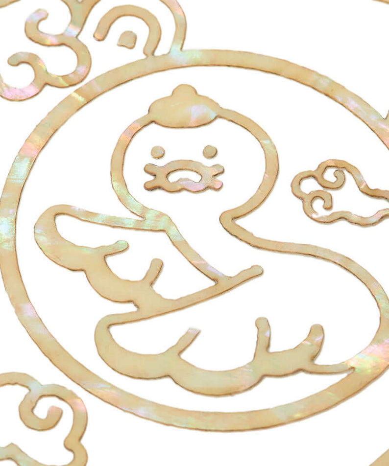 Kakao Friends Chunsik Mother-of-pearl Stickers