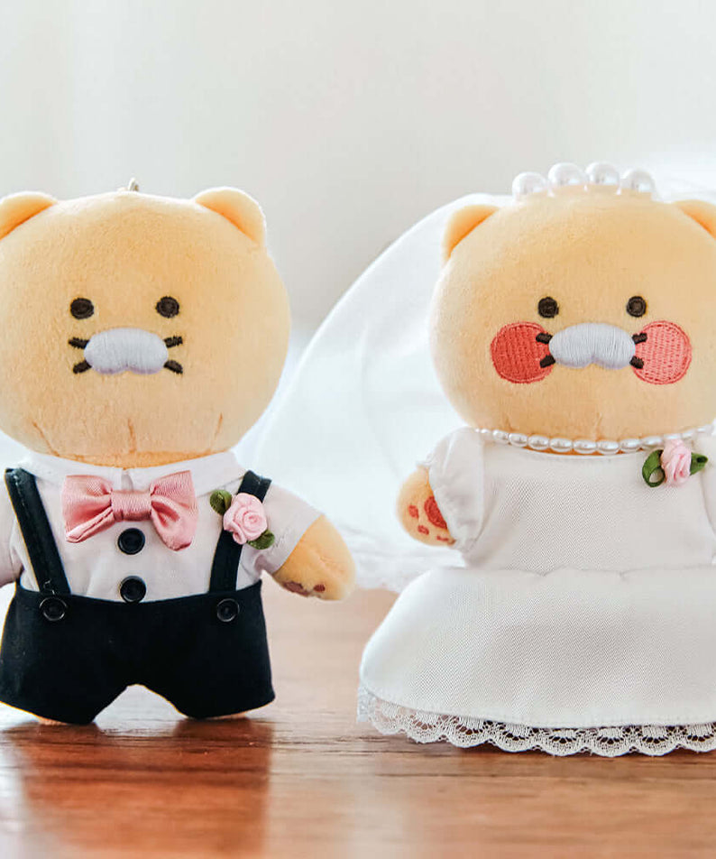 Kakao Friends Chunsik Plush Keyring Set