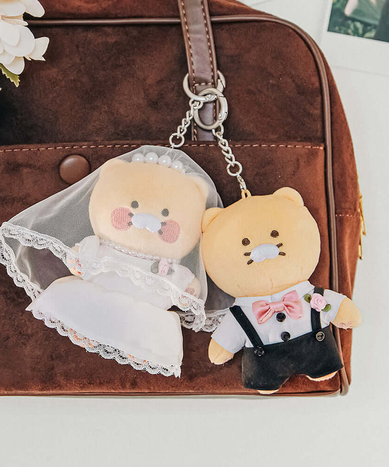 Kakao Friends Chunsik Plush Keyring Set