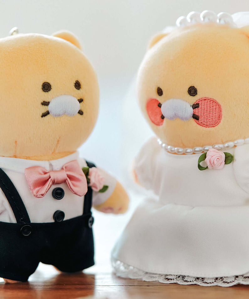 Kakao Friends Chunsik Plush Keyring Set
