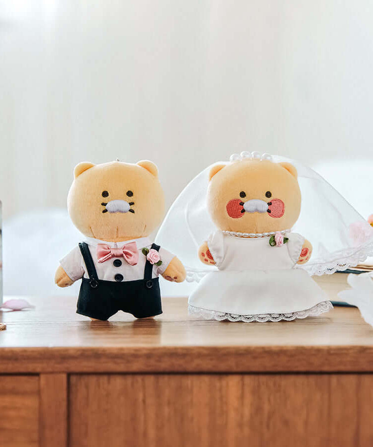 Kakao Friends Chunsik Plush Keyring Set