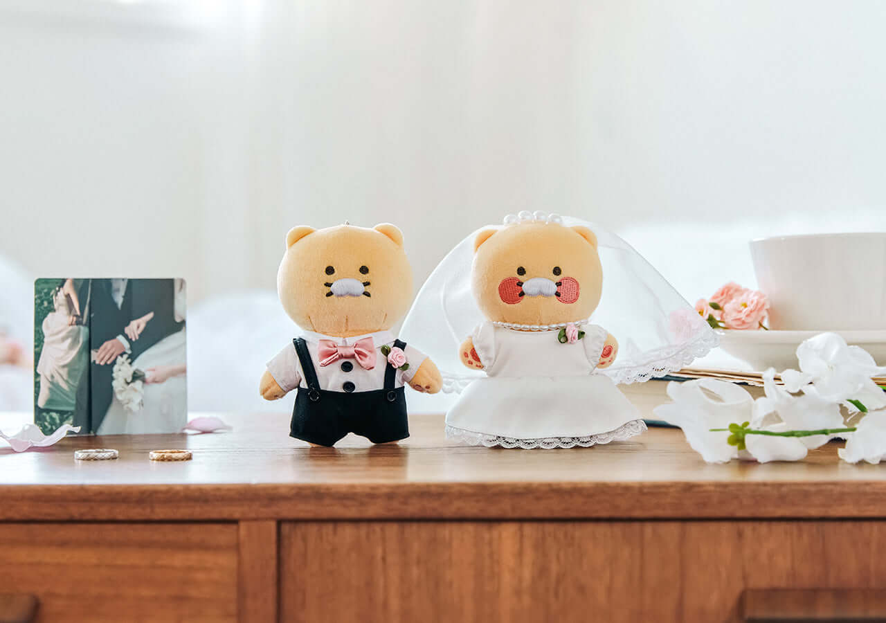 Kakao Friends Chunsik Plush Keyring Set