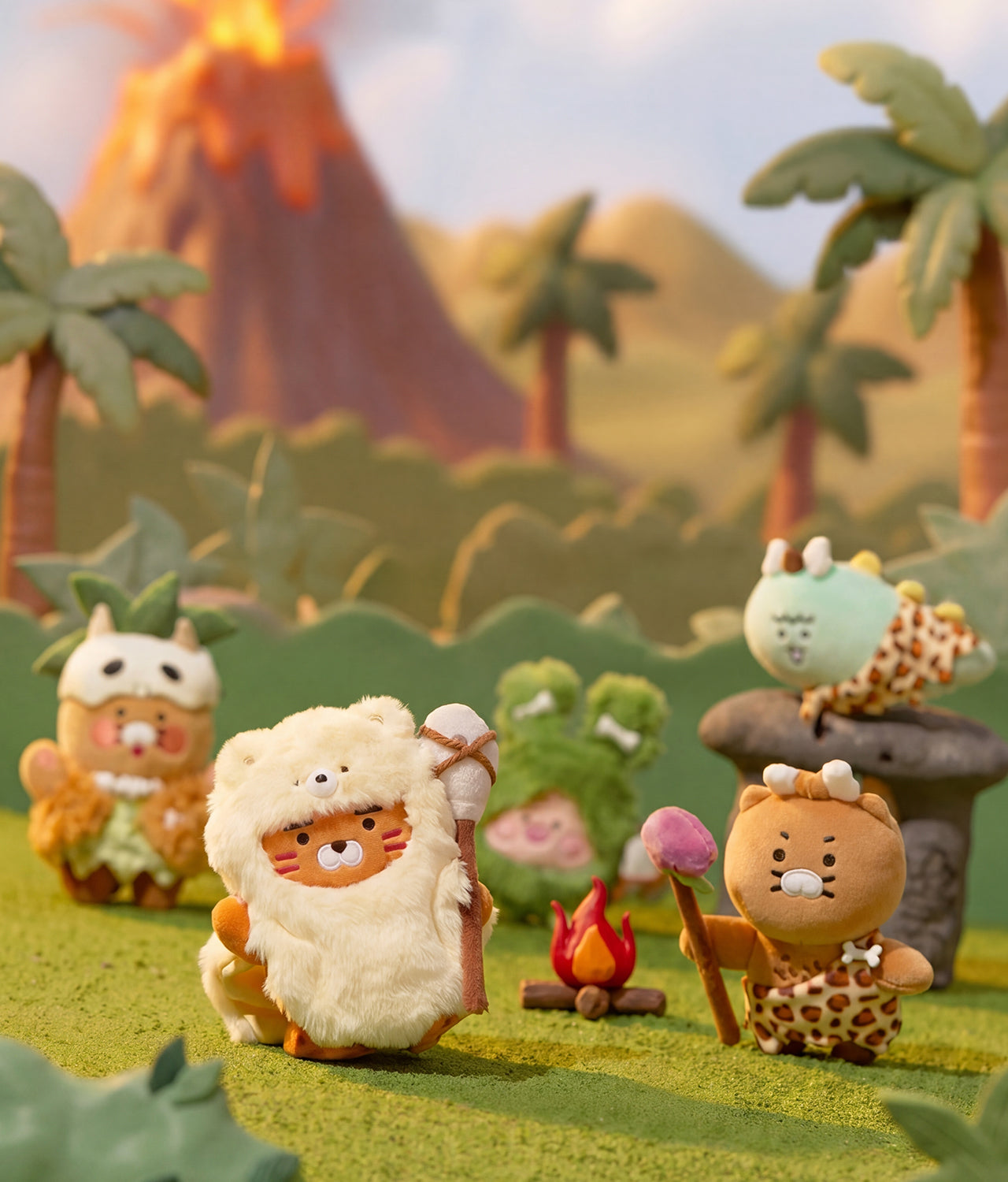 Kakao Friends Chunsik Plush Keyring