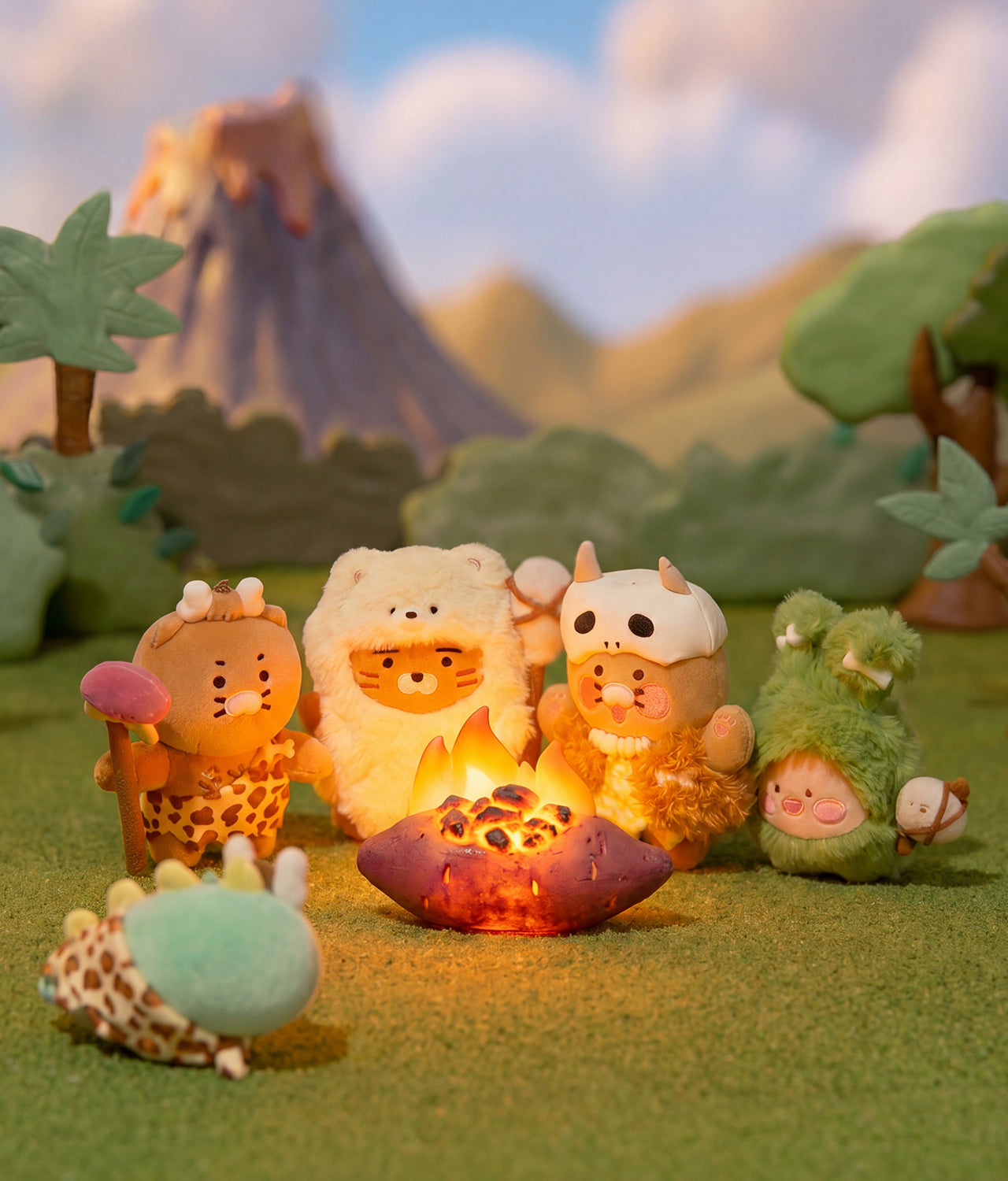 Kakao Friends Apeach Plush Keyring