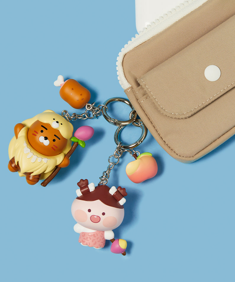 Kakao Friends Apeach Figure Keyring