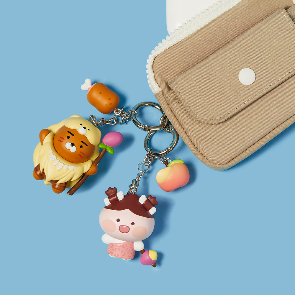 Kakao Friends Apeach Figure Keyring