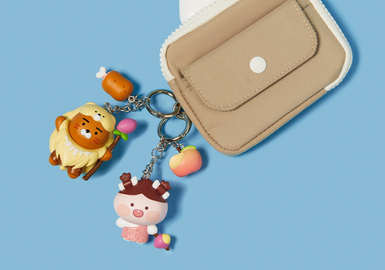 Kakao Friends Apeach Figure Keyring