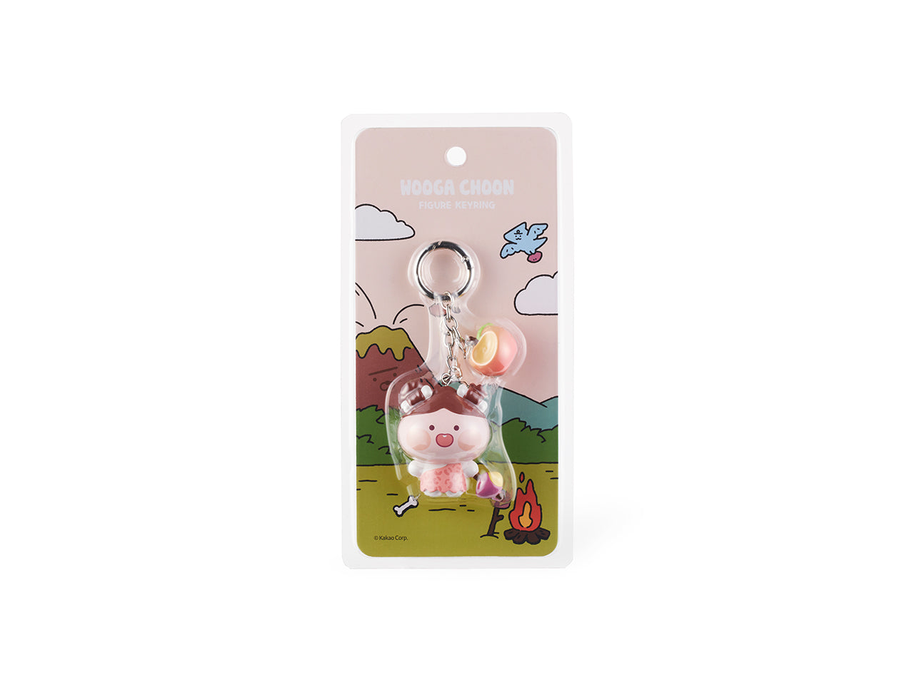 Kakao Friends Apeach Figure Keyring