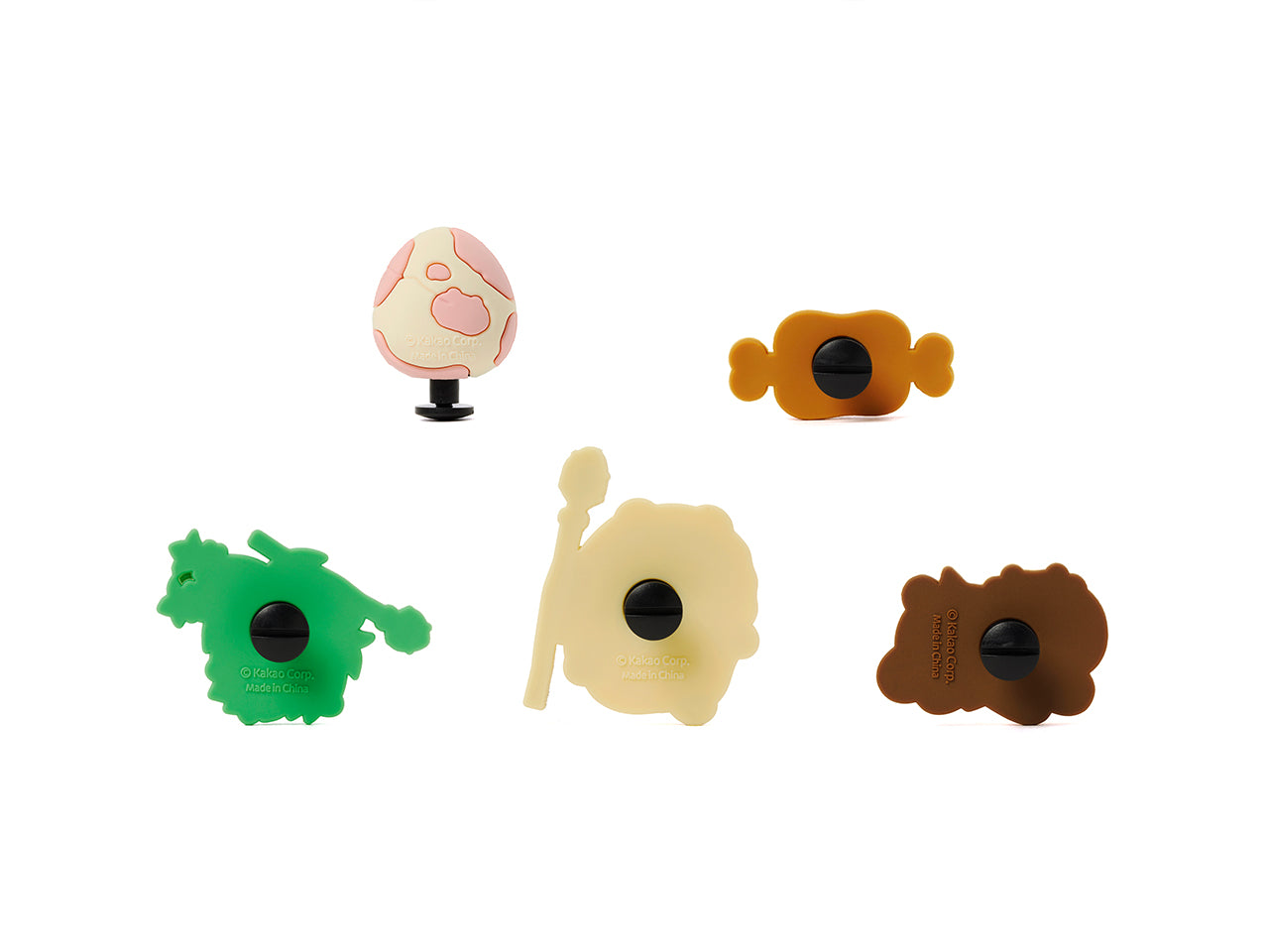 Kakao Friends Con Silicone Charms Set Set