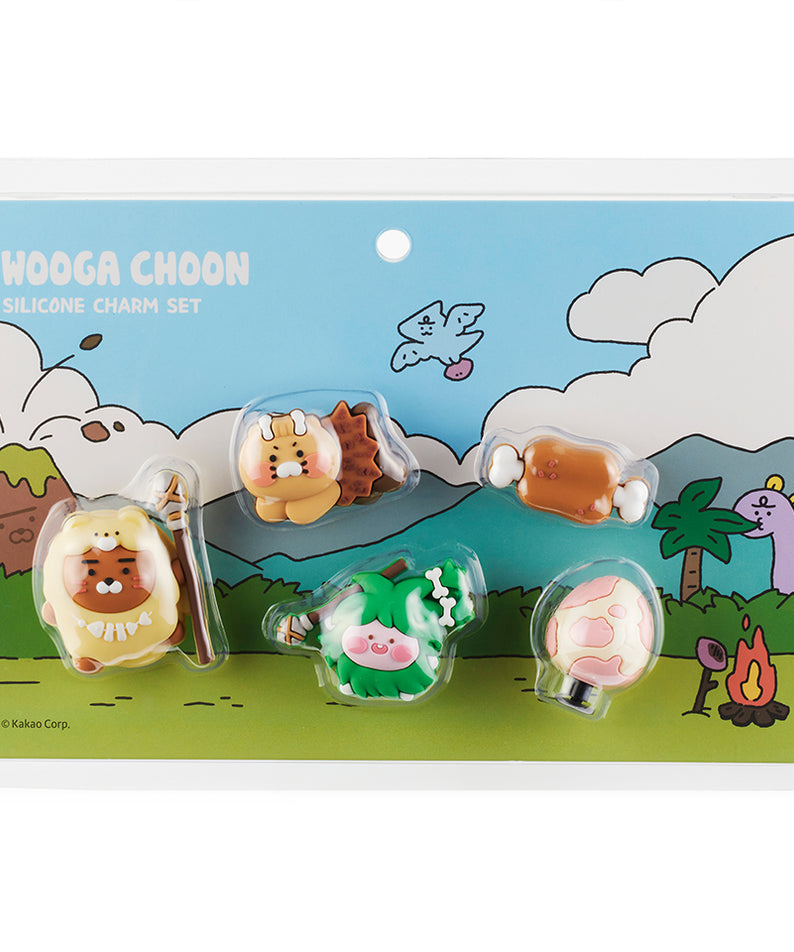 Kakao Friends Con Silicone Charms Set Set