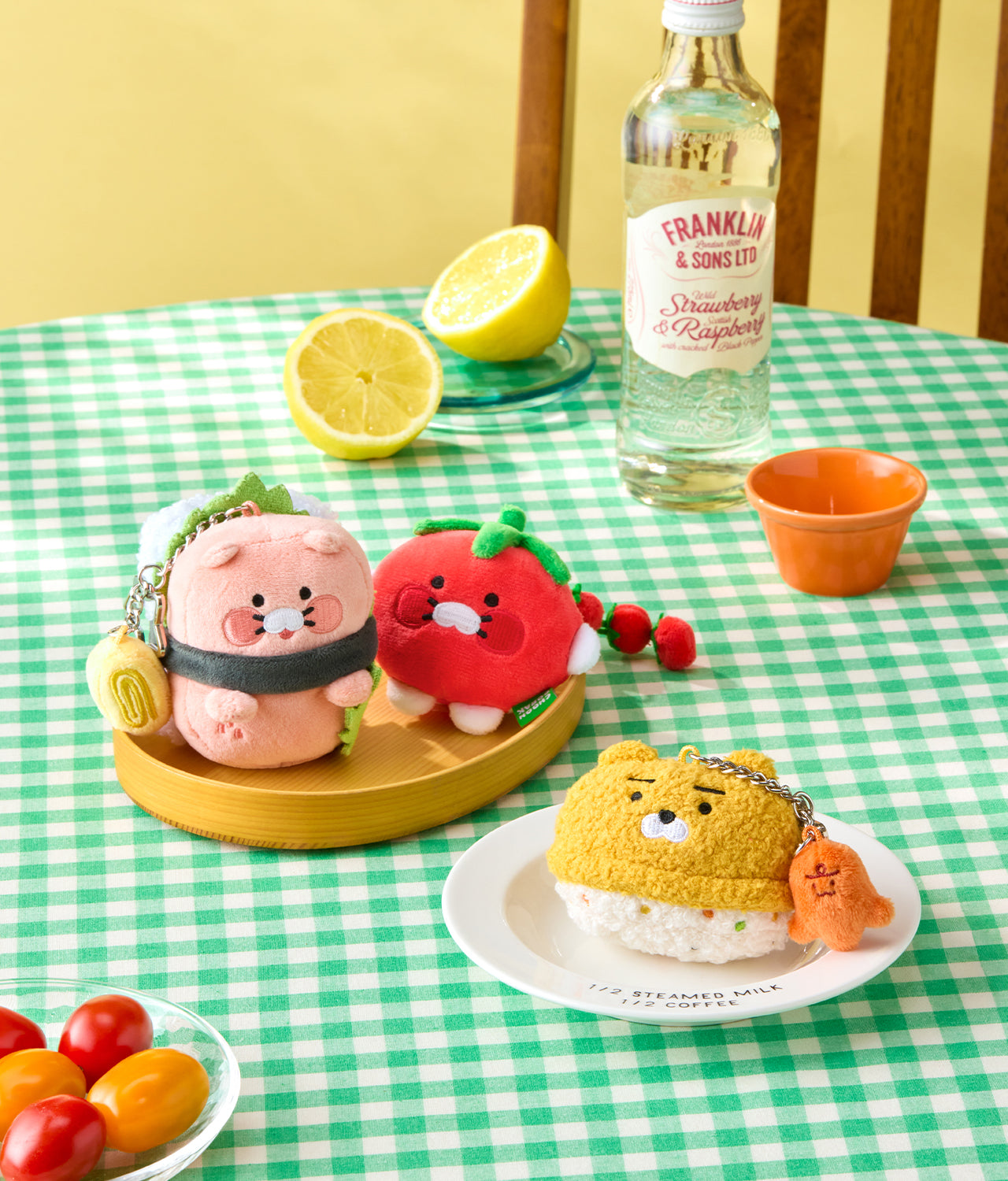 Kakao Friends Chunsik Plush Keyring