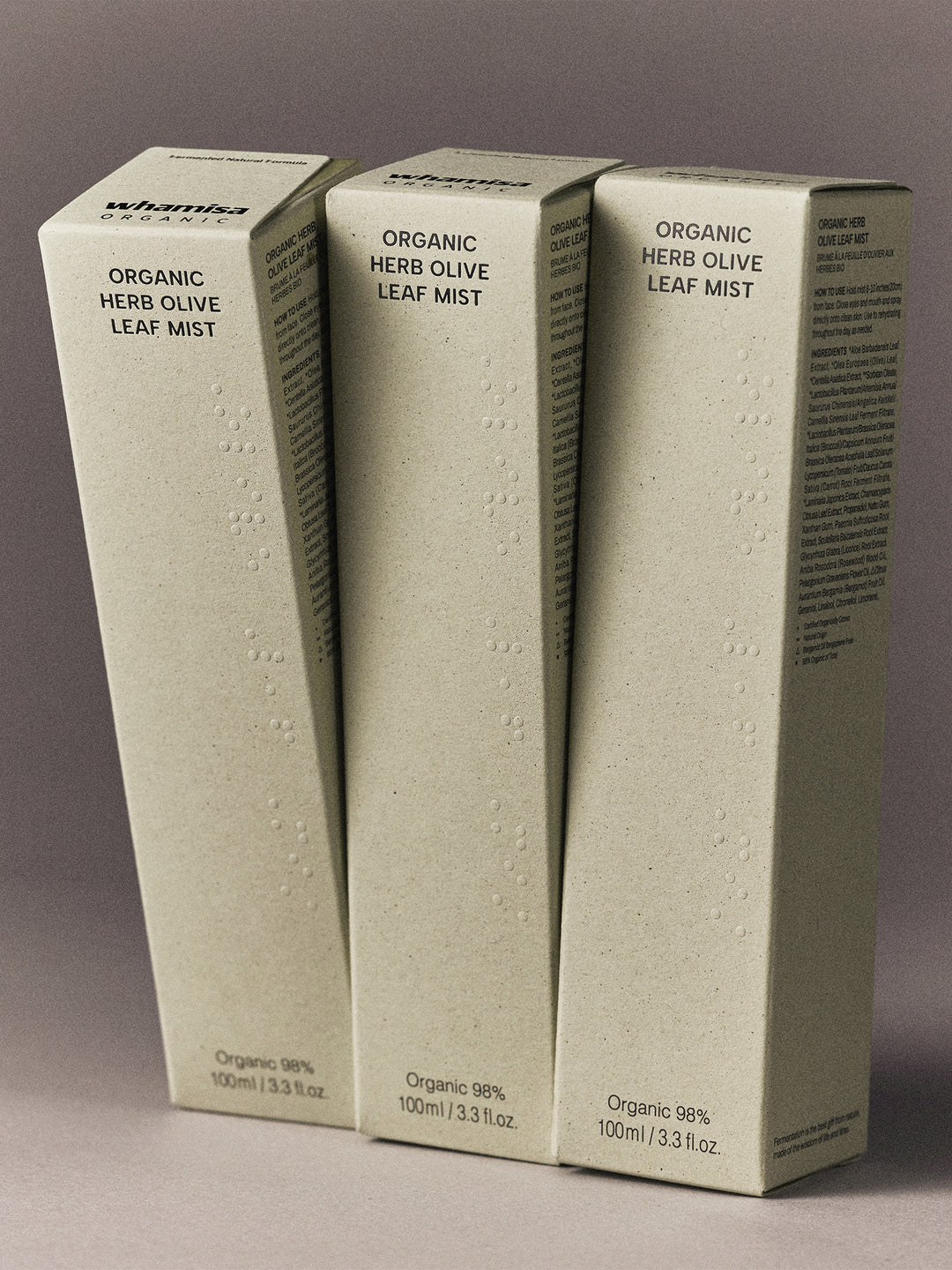 WHAMISA Fermented Herbs Face mist Olive Leaf 100ml