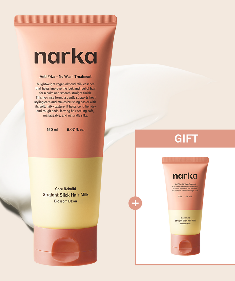 NARKA Straight Sleek Hair Milk with Mini Refill
