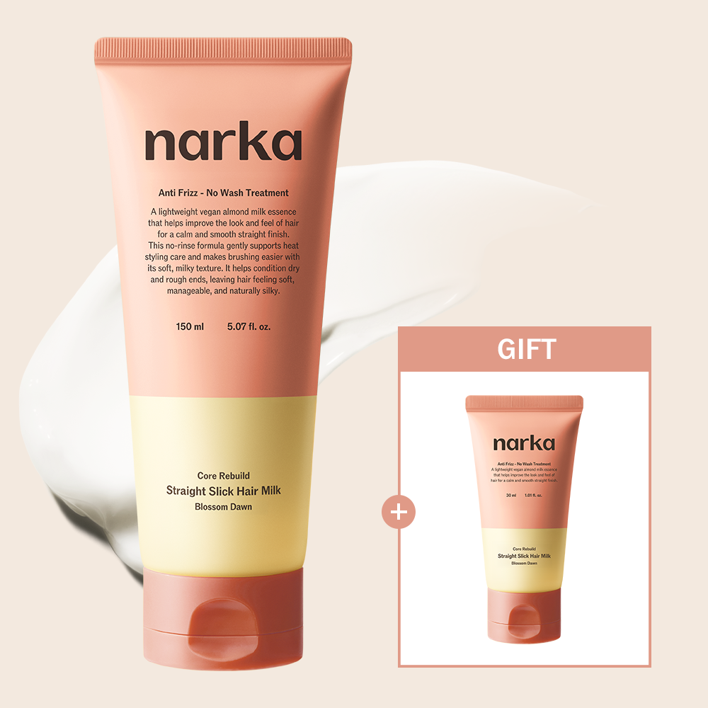 NARKA Straight Sleek Hair Milk with Mini Refill