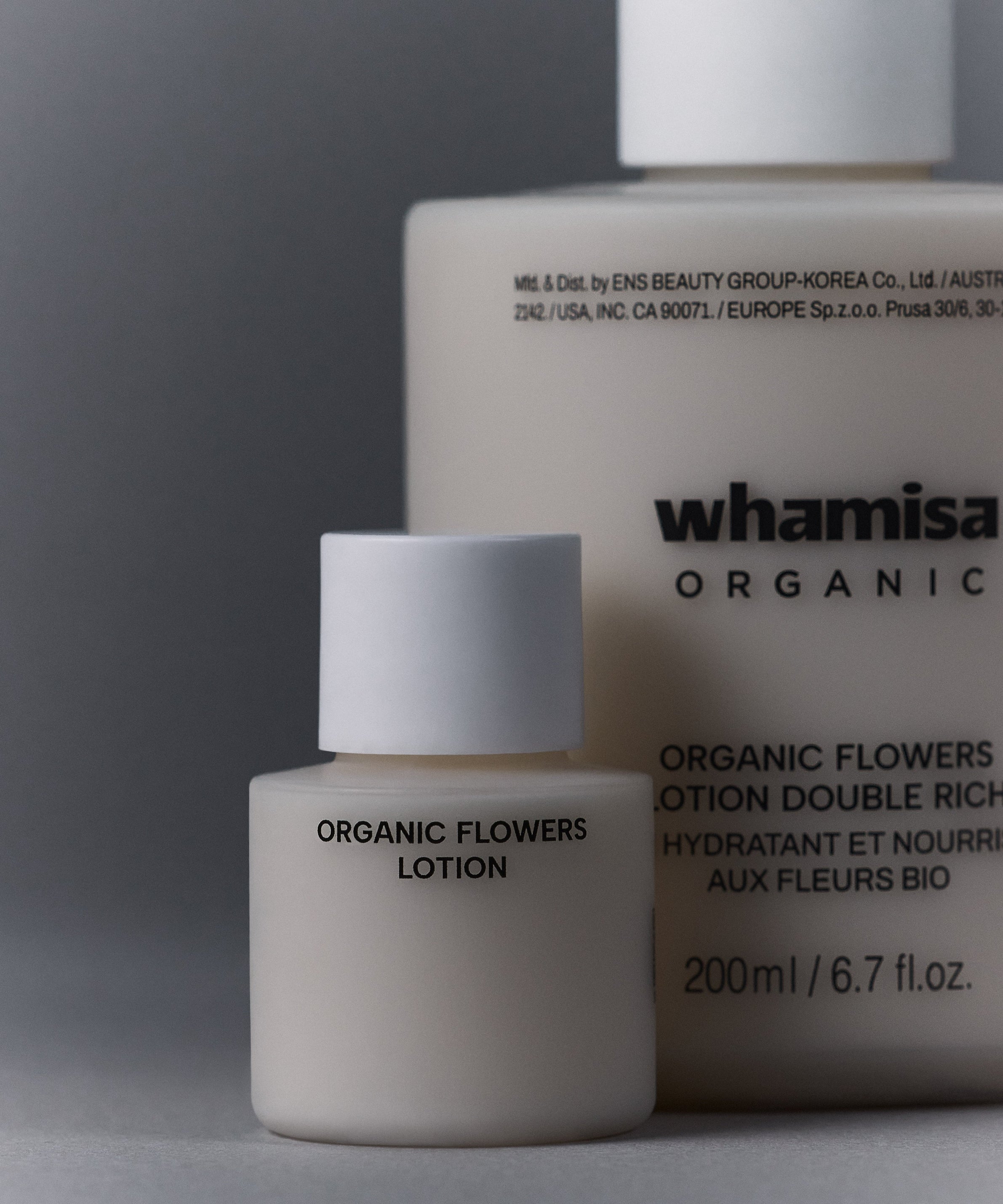 WHAMISA Organic Flowers Lotion Double Rich
