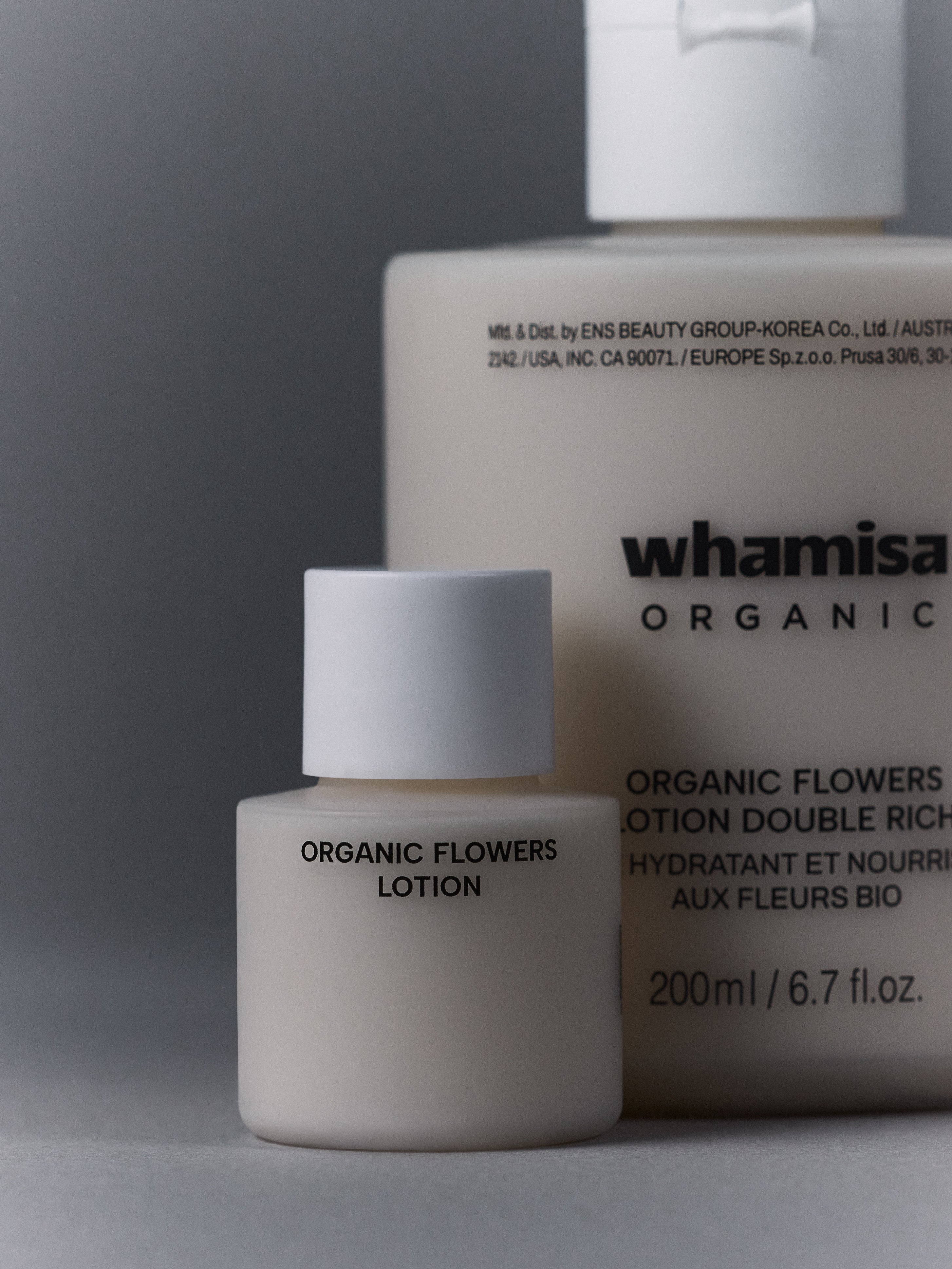 WHAMISA Organic Flowers Lotion Double Rich