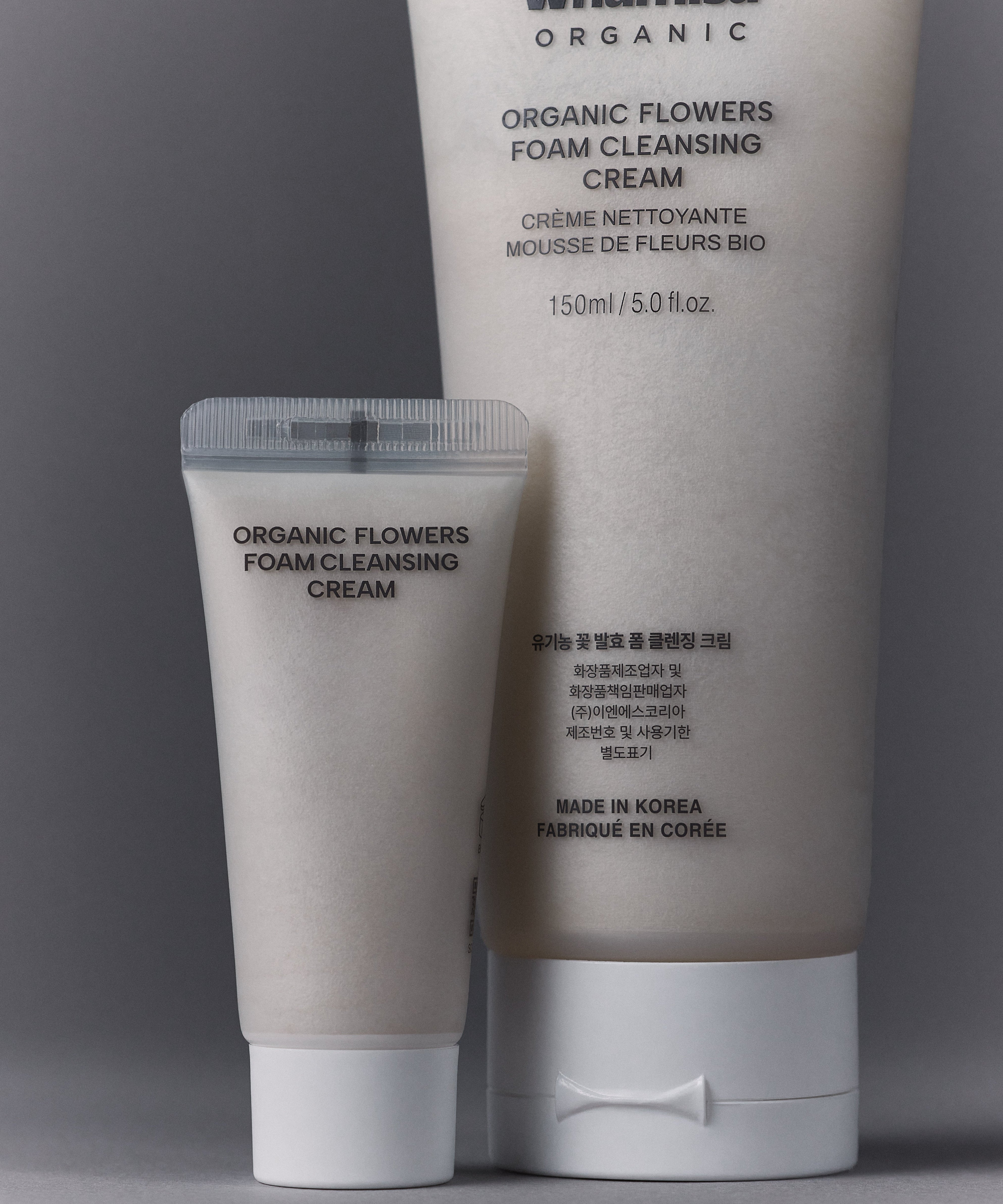WHAMISA Organic Flowers Foam Cleansing Cream