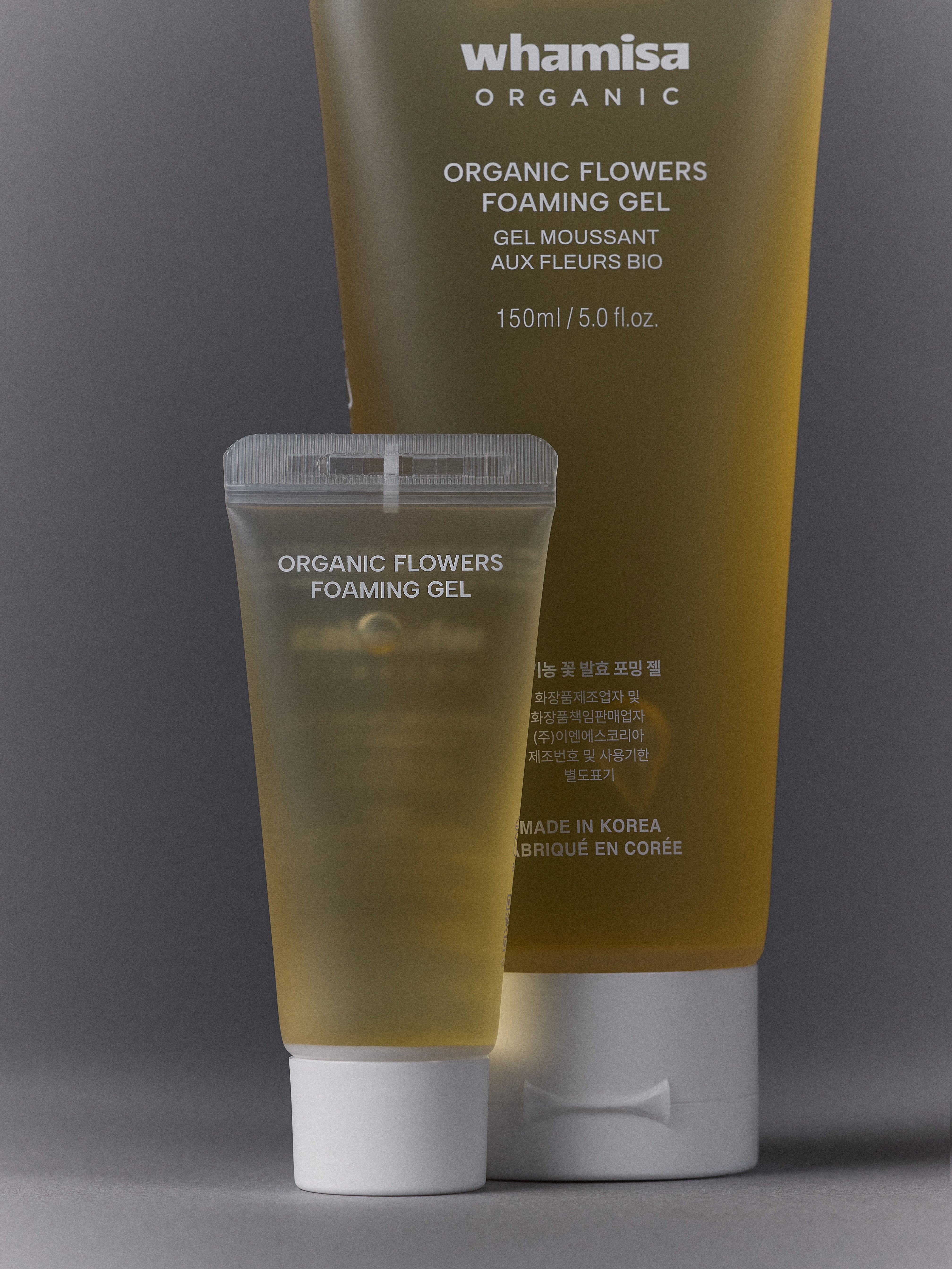 WHAMISA Organic Flowers Foaming Gel