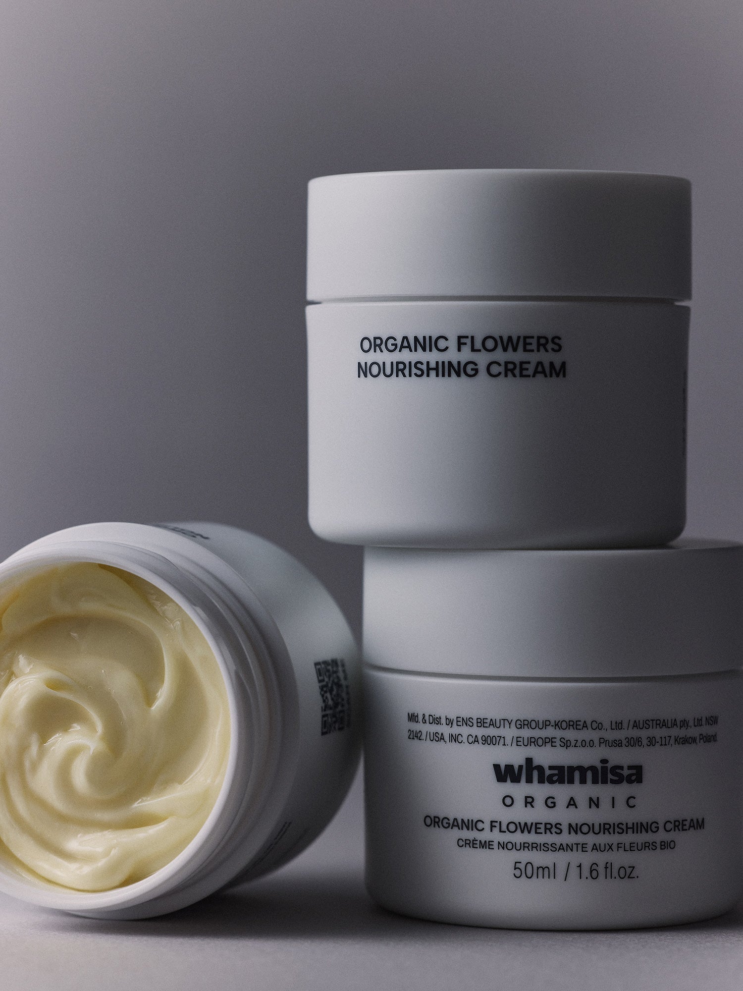 WHAMISA Organic Flowers Nourishing Cream