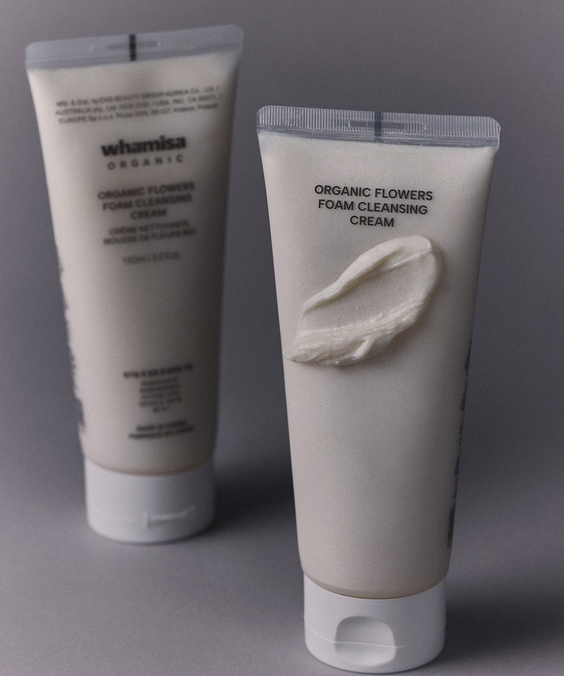 WHAMISA Organic Flowers Foam Cleansing Cream