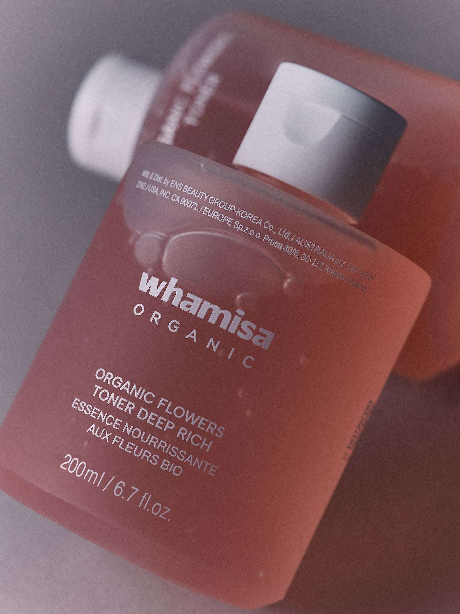 WHAMISA Organic Flowers Toner Deep Rich