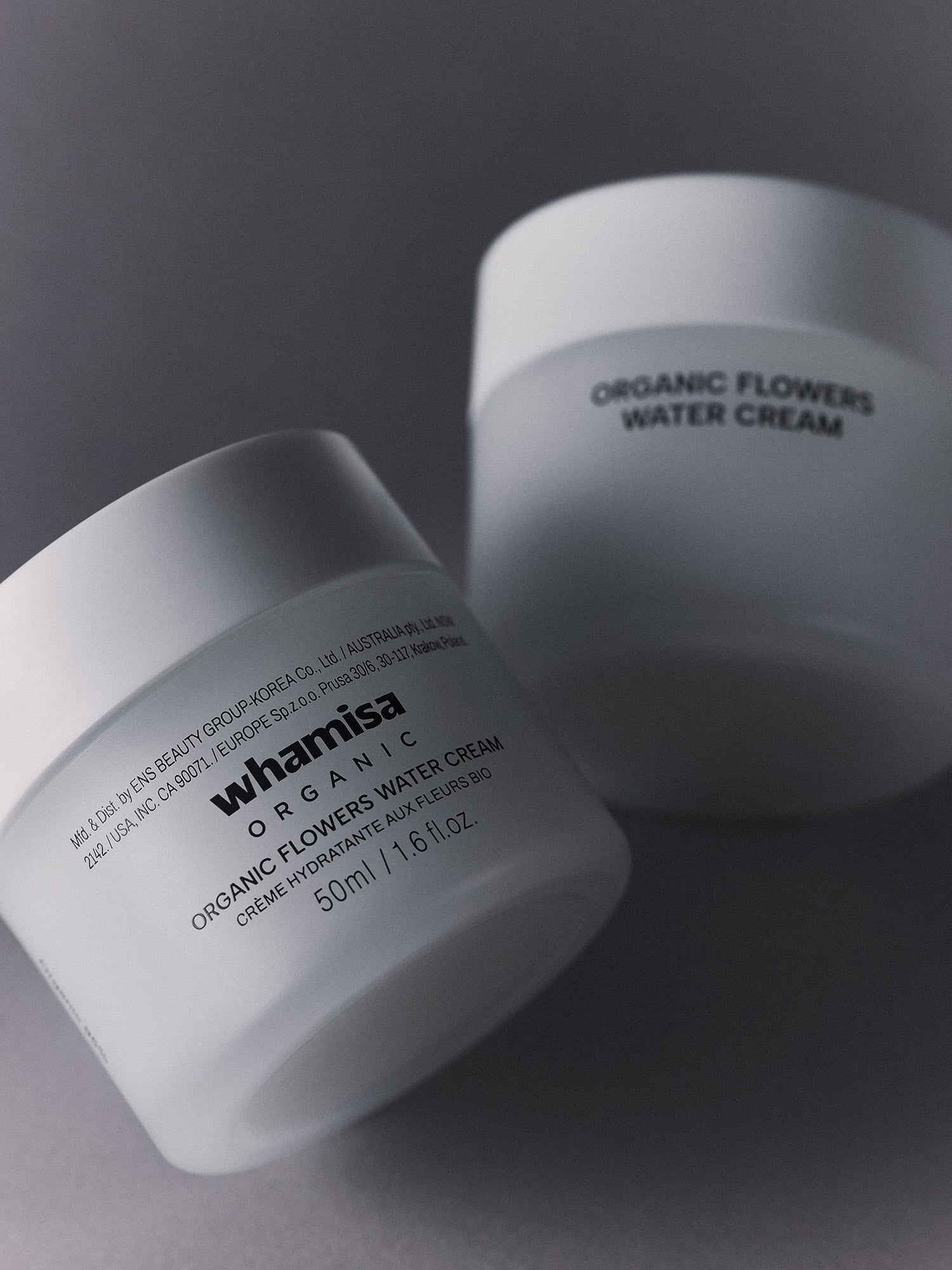 WHAMISA Organic Flowers Water Cream